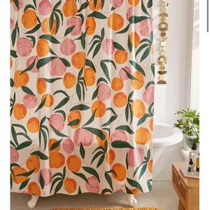 Urban outfitters all over fruits shower curtain